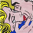 The Kiss V by Roy Lichtenstein
